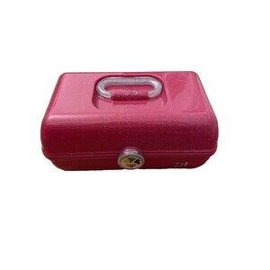 Caboodles On-The-Go Girl Makeup Cosmetic Travel Case Organizer Pink Sparkle